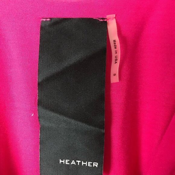 Heather Hot Pink Dress Small Double Lined - Picture 3 of 4
